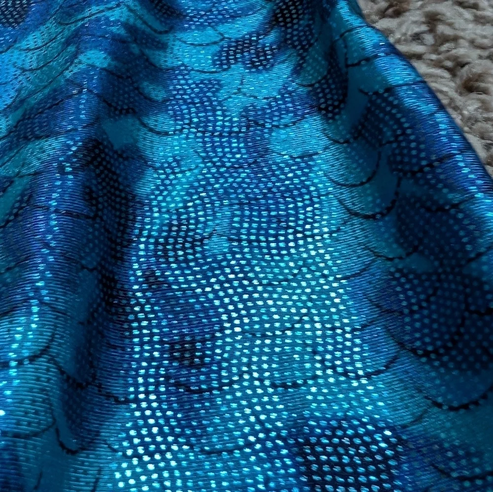 Justice Kids Mermaid Tail Costume Dress Up Skirt